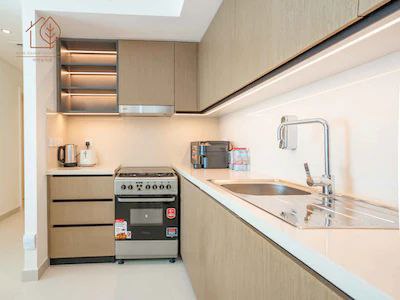 Fully Furnished 2-Bedroom Apartment at Top Floor with City Views