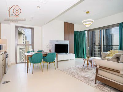 Fully Furnished 2-Bed Apartment at Top Floor Burj Khalifa Views