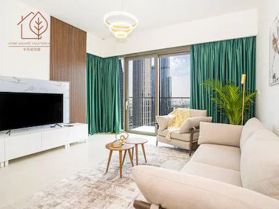 Fully Furnished 2-Bed Apartment at Top Floor Burj Khalifa Views