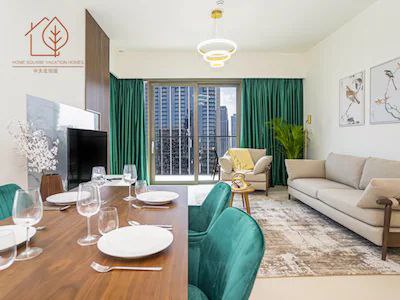 Fully Furnished 2-Bed Apartment at Top Floor Burj Khalifa Views