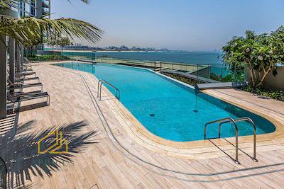 Luxury 3BD Bluewaters Island sea & Dubai Eye View