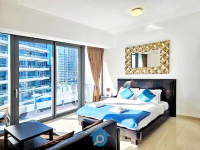 Studio Apartment with Marina View | Easy Metro Acess