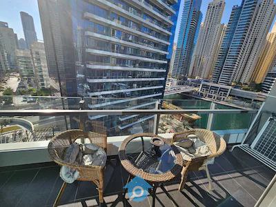 Studio Apartment with Marina View | Easy Metro Acess