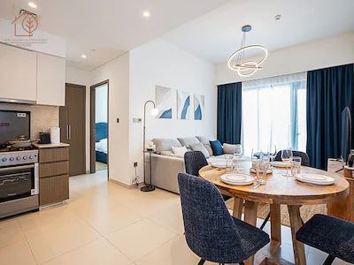 Fully Furnished | High Floor 1-Bedroom | City Views