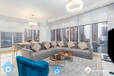 Luxurious 3BR Apartment with Marina view | Available Now