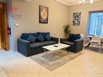 Vacant Now ( ReadyTo Move ) ! 3BHK Furnished ! 3 Bath ! Sheikh Zayad View