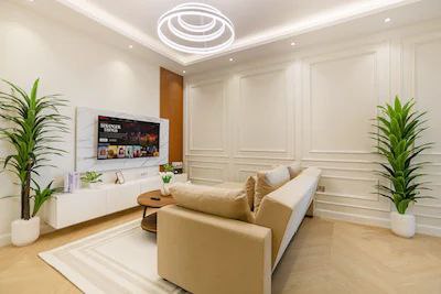 3 bed with palm view high floor all bills included