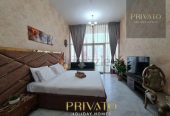 Cosy Studio and balcony Garden overlooking of Burj Khalifa
