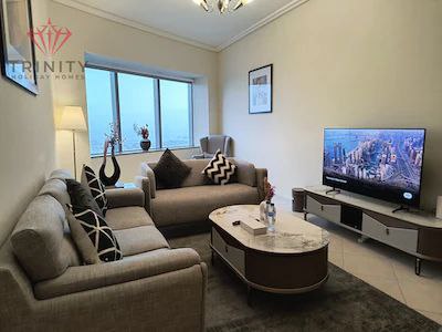 Vacant Now ( ReadyTo Move ) ! 2BHK Furnished ! Higher Floor ! Burj Khalifa View ! Parking Access