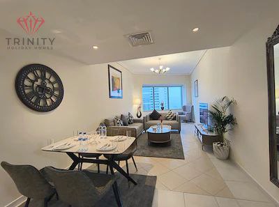 Vacant Now ( ReadyTo Move ) ! 2BHK Furnished ! Higher Floor ! Burj Khalifa View ! Parking Access