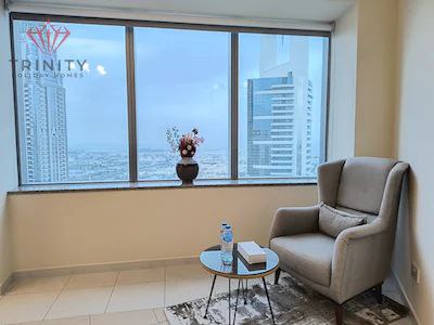 Vacant Now ( ReadyTo Move ) ! 2BHK Furnished ! Higher Floor ! Burj Khalifa View ! Parking Access