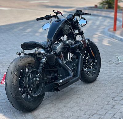 Harley 48 model 2017 bobber style, GCC