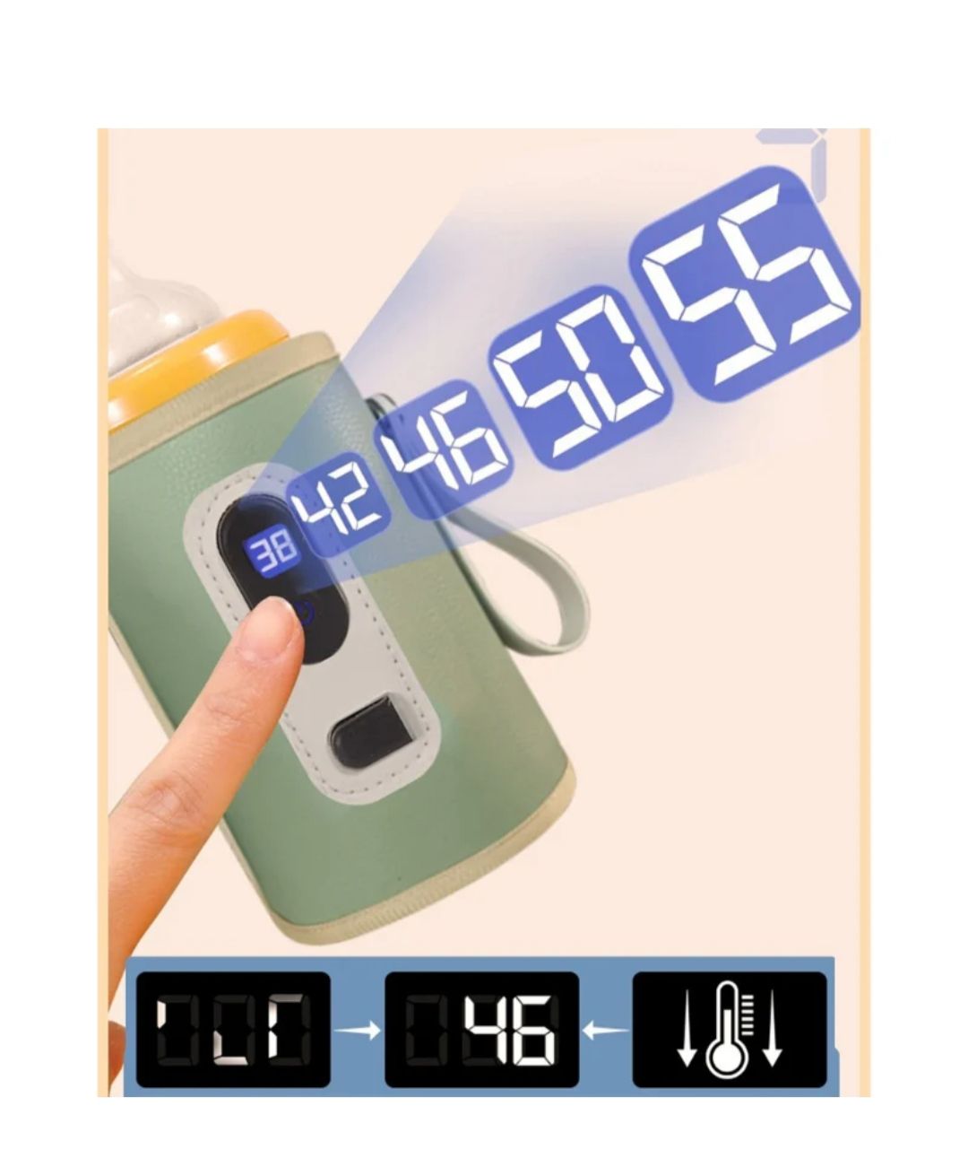 1Pc Baby Bottle Warmer Feeding Bottle Heater