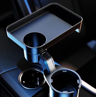 Multifunctional Car Cup Holder With Tray حامل أكواب متعدد الوظائف للسيارة مع صينية4