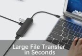 Type C Hub 5 IN 1 Multi Splitter Adapter محول موزع متعدد 5 في 1