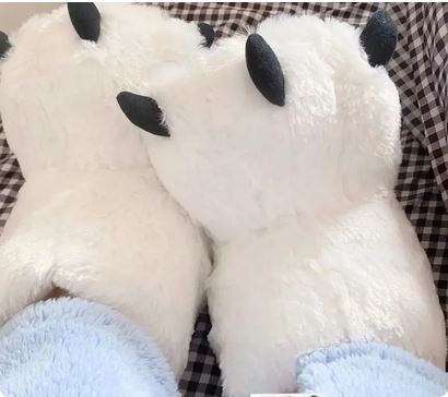 أحذية شتوية لطيفة على شكل مخلب الدب