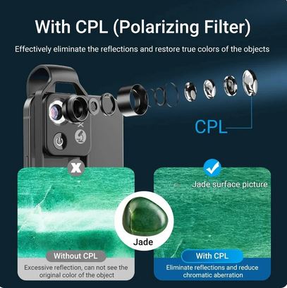 200X Pocket Microscope Lens for Phones عدسة مجهر جیب للهواتف X200