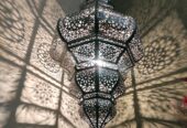 Handmade octagonal chandelier in Moroccan style – “Fouad”