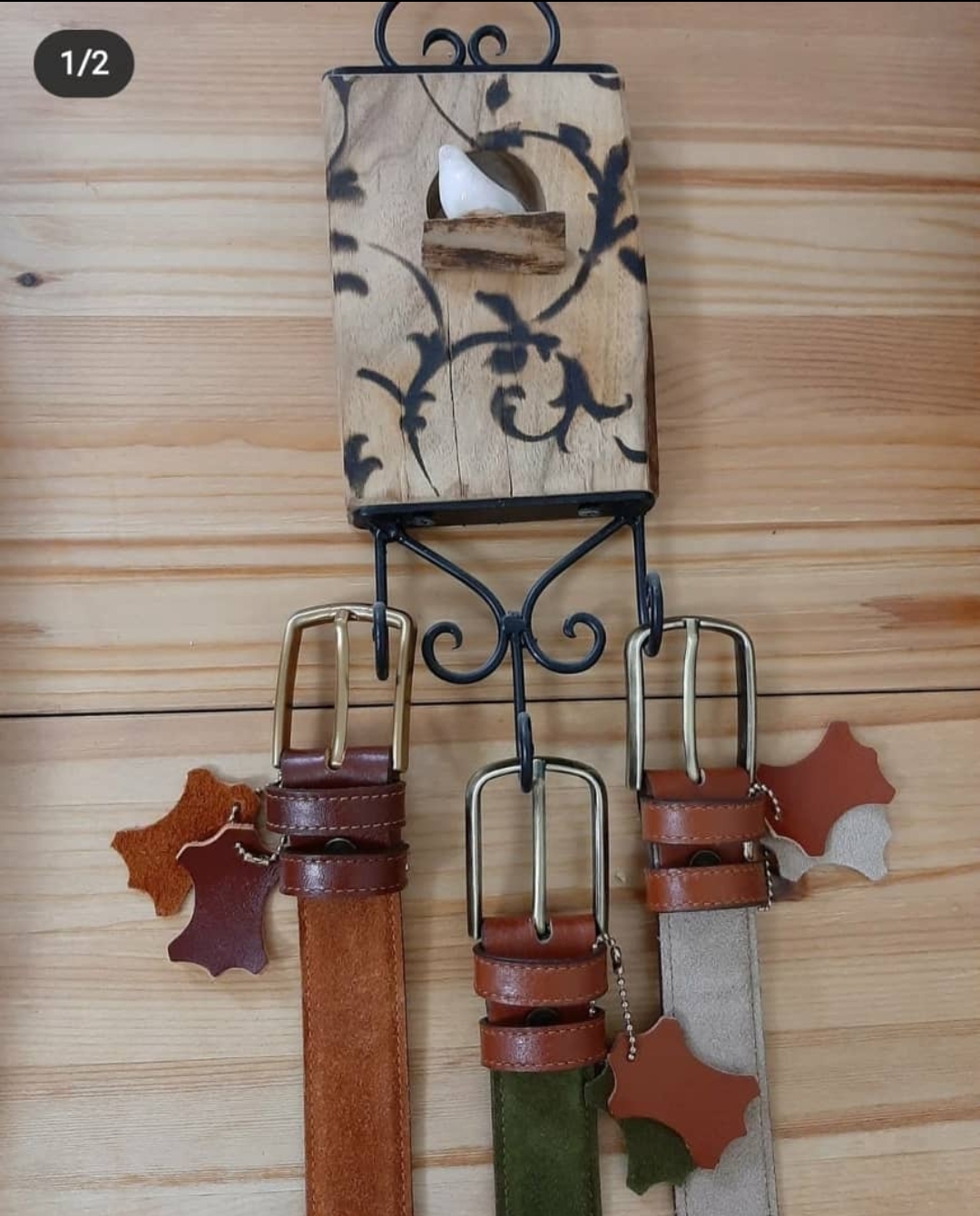 Genuine Leather Belt and wallet