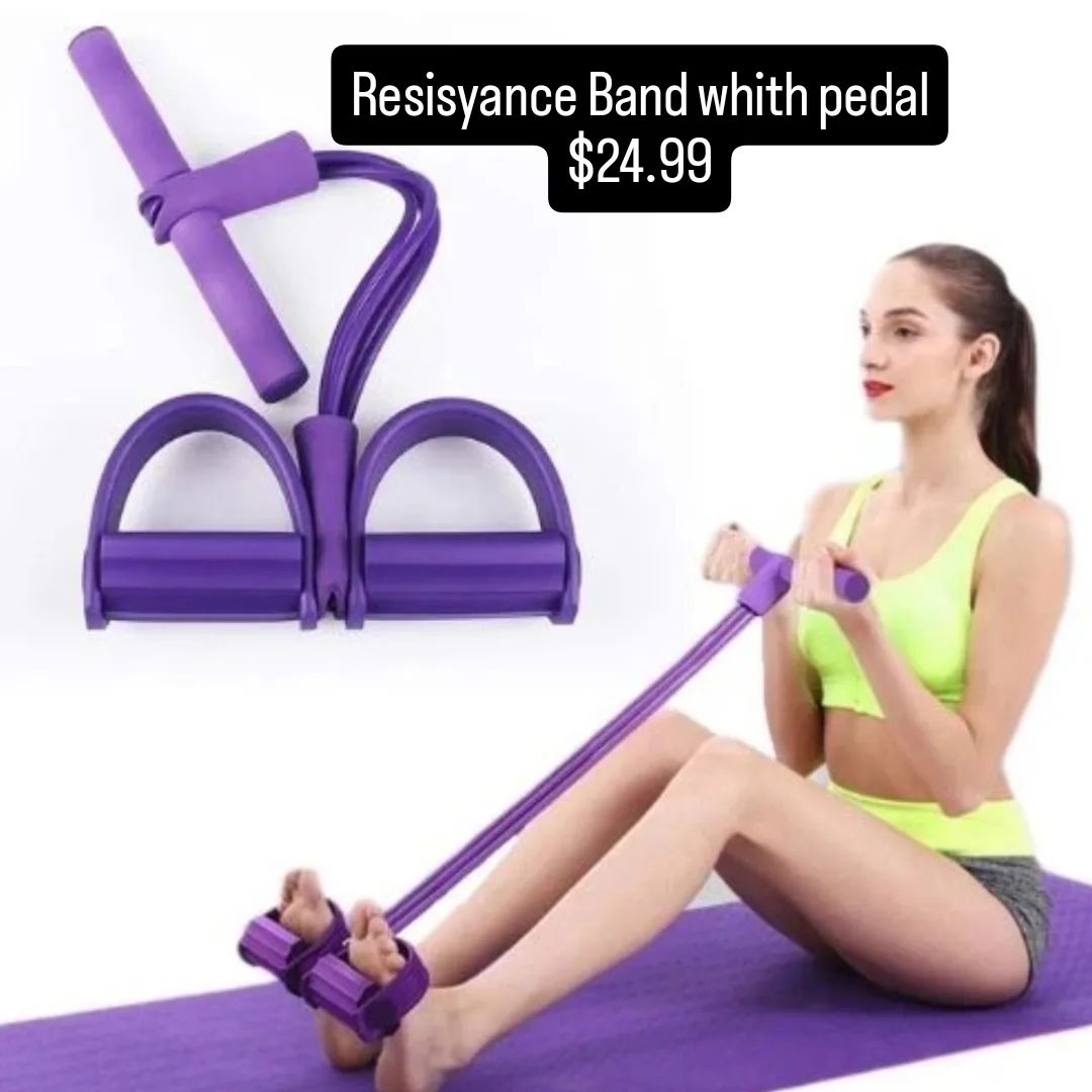 Resistance Band Whith Pedal