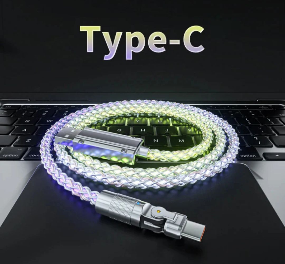 120W RGB Fast Charging Cable