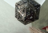 Handcrafted Moroccan-Style Hexagonal Chandelier – “Farid”