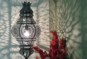 Handcrafted Moroccan-Style Hexagonal Chandelier – “Farid”