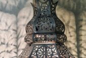 Handcrafted Moroccan-Style Hexagonal Chandelier – “Farid”