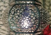 Handcrafted Moroccan-Style Hexagonal Chandelier – “Farid”