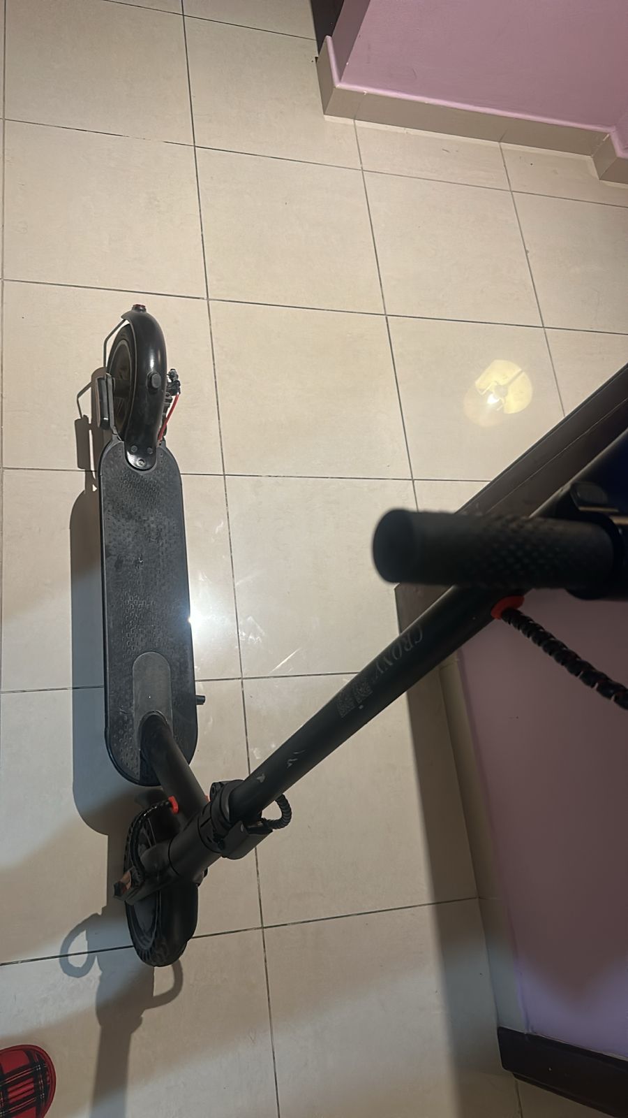 Crony E-Scooter – Good Condition – Minor Cosmetic Scratches – Negotiable Price