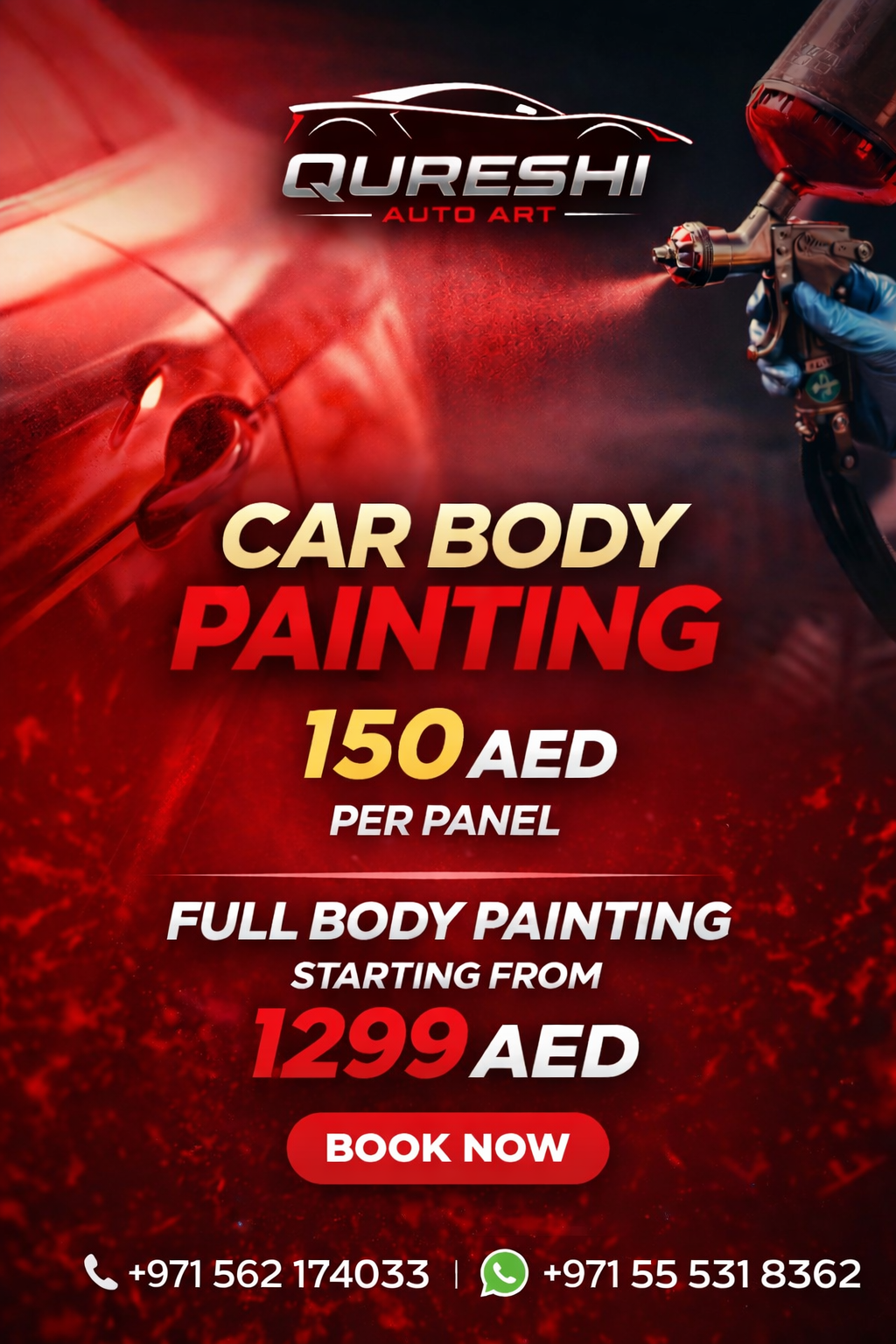 We are providing car painting service