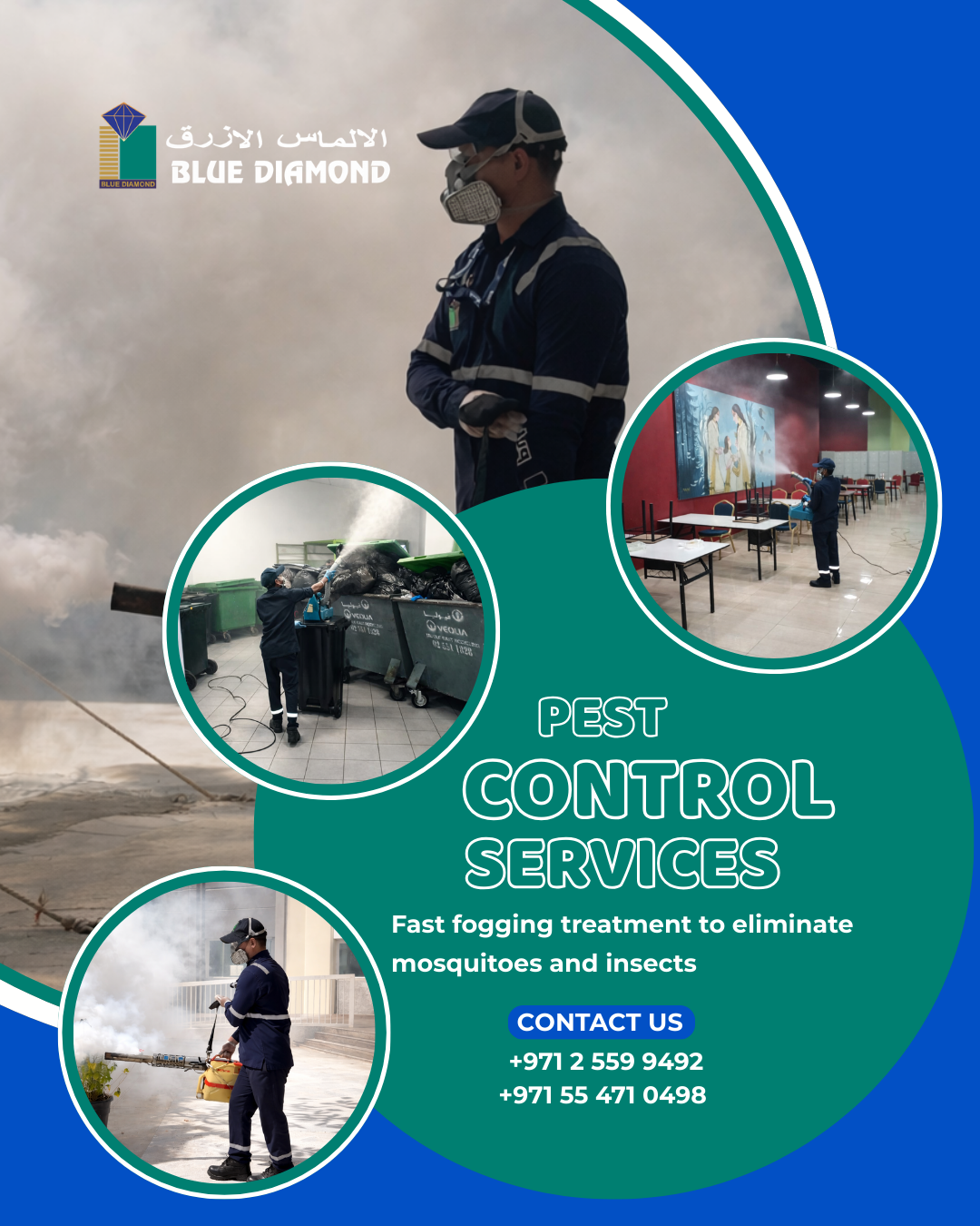 Keep Your Home & Business Pest-Free with NEW BLUE DIAMOND!