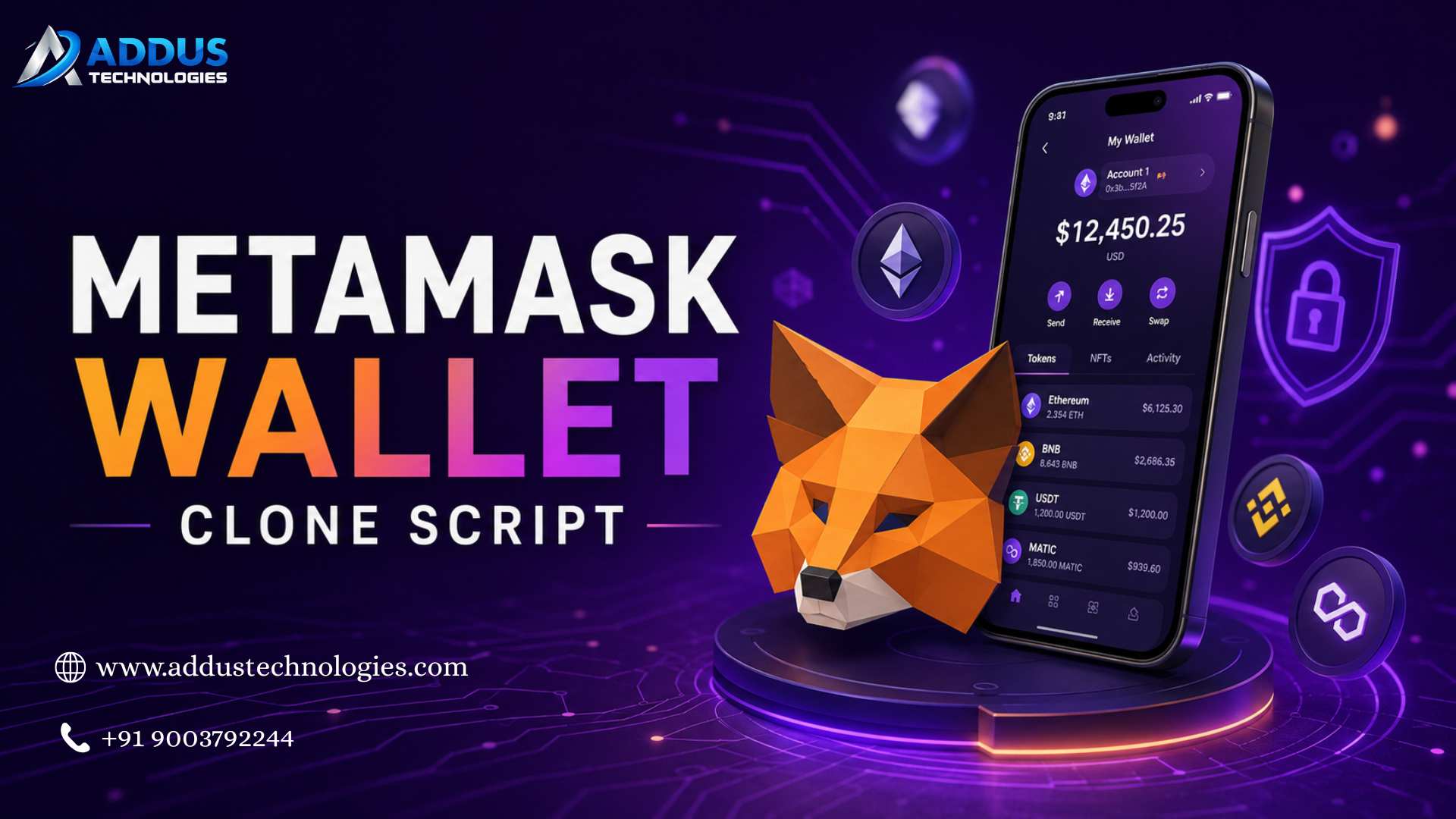Trusted MetaMask Wallet Clone Script for Your Crypto Wallet Business