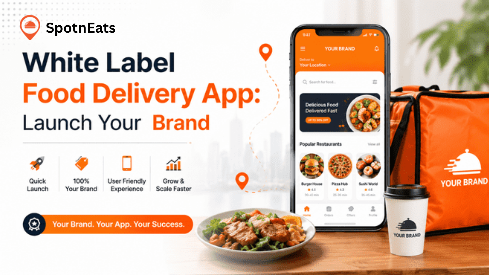 White Label Food Delivery App: Launch Your Brand